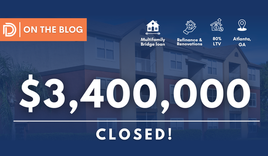 $3.4 Million Atlanta Multifamily Bridge Loan Closed