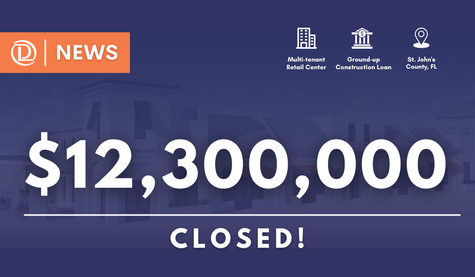 Dixon Link Capital $12.3 Million Construction Loan St. Johns County